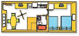 Room Style 1 Floorplan