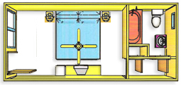 Click for Room Style 3 Queen Details